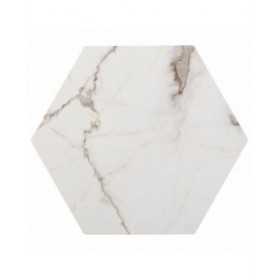 Set di 2 tavoli Alexandra House Living Bianco Ferro Legno MDF 39 x 57 x 39 cm