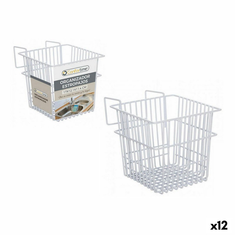 Cestino Multiuso Confortime 104664 17 x 12,1 x 13,5 cm Scolapasta (12 Unità)