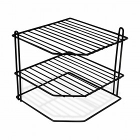 Portapiatti Confortime Nero 22 x 22 x 22 cm 22 x 22 x 25 cm Fessura (8 Unità)
