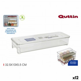 Contenitore per Sistemare Multiuso Quttin Con coperchio 12 Unità