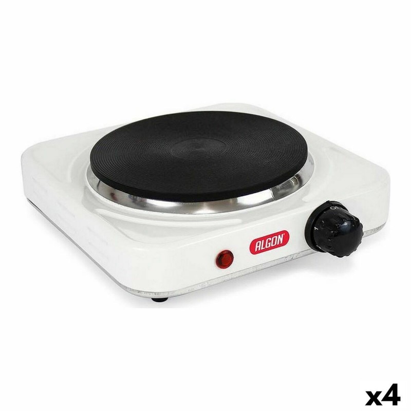 Piastra Elettrica Algon 1000 W (4 Unità) 1 Fornello