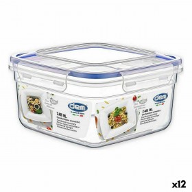 Porta pranzo Ermetico Dem 2,4 L 21 x 21 x 11 cm (12 Unità)