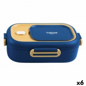 Porta pranzo Ermetico ThermoSport Acciaio Plastica Rettangolare 550 ml Termico (6 Unità)