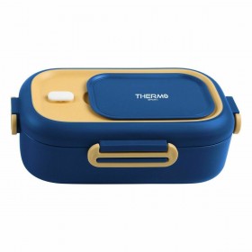 Porta pranzo Ermetico ThermoSport Acciaio Plastica Rettangolare 550 ml Termico (6 Unità)