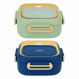 Porta pranzo Ermetico ThermoSport Acciaio Plastica 750 ml 0,75 L Termico (6 Unità)