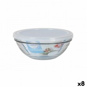Porta Pranzo Rotondo con Coperchio Duralex FreshBox 970 ml ø 17 x 7 cm (8 Unità)