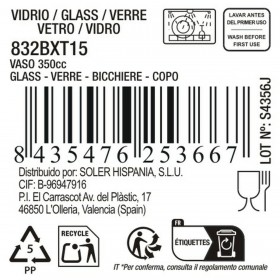 Bicchiere La Mediterránea Festo 350 ml (36 Unità)