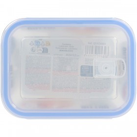 Porta pranzo Ermetico Quttin Trasparente Rettangolare 1L (6 Unità)