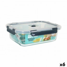 Porta pranzo Ermetico Quttin   Rettangolare 1,5 L 23 x 17,8 x 7,6 cm (6 Unità)
