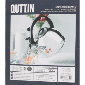Bollitore Quttin 3 L Fischio (6 Unità)