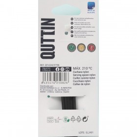 Mestolo Quttin   Nylon Nero 29 x 6 cm (24 Unità)