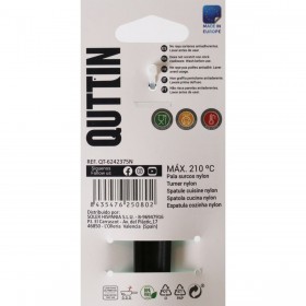 Spatola da Cucina Quttin   Nero Nylon 30 x 7 cm 30 x 7 x 3 cm (24 Unità)
