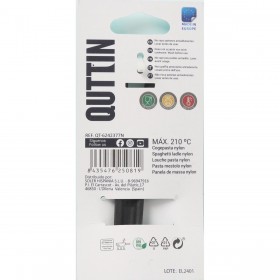 Cucchiaio per Servire la Pasta Quttin Nylon 29 x 5,5 cm Nero (24 Unità)