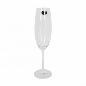 Calice da champagne Bohemia Crystal Clara 220 ml Champagne 6 Pezzi (4 Unità)