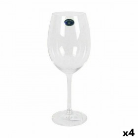 Set di calici da vino Bohemia Crystal Clara 450 ml Vino 6 Pezzi (4 Unità)
