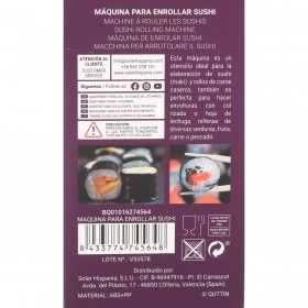 Macchina per il Sushi Quttin 22,5 x 8 x 5 cm (18 Unità)