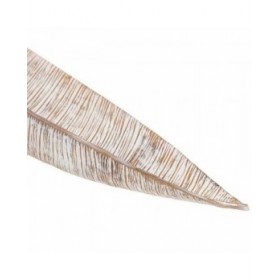 Centrotavola Alexandra House Living Bianco Poliresina 15 x 20 x 95 cm Foglio