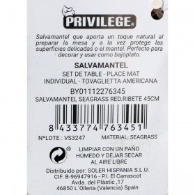 Sottopentola Privilege Alghe marine Marrone Con rifiniture Ø 45 cm (36 Unità)