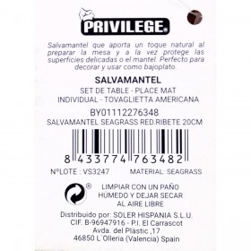 Sottopentola Privilege Alghe marine Marrone Con rifiniture Ø 20 cm (36 Unità)