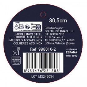 Mestolo Privilege Acciaio inossidabile 30,3 x 9 cm (60 Unità)