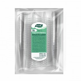 Set di calici riutilizzabili Algon Scavo 50 Pezzi 150 ml (6 Unità)