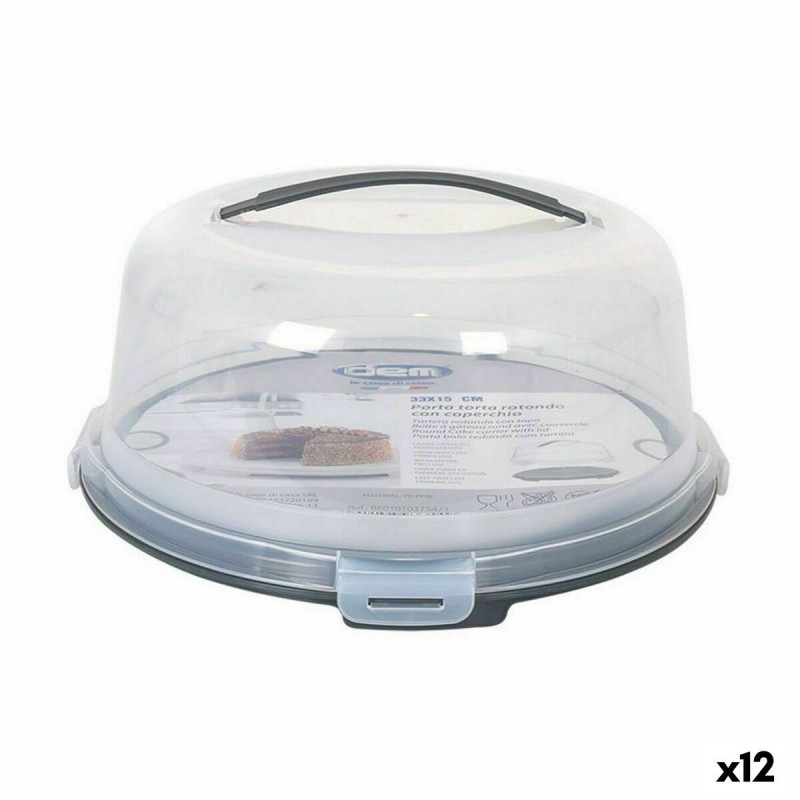 Porta torta Dem Con maniglia 33 x 15 cm (12 Unità)