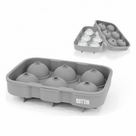 Formina per Cubetti di Ghiaccio Quttin Silicone 18 x 12,5 x 4,75 cm (24 Unità)