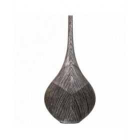 Vaso Alexandra House Living Grigio Argento Poliresina 13 x 48 x 23 cm