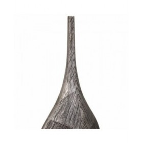 Vaso Alexandra House Living Grigio Argento Poliresina 13 x 48 x 23 cm