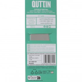 Coltello da Cucina Quttin Santoku Black 17 cm (24 Unità)