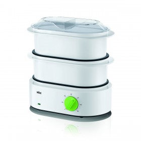 Vaporiera Braun FS 3000 850 W Bianco/Verde Bianco Policarbonato 850 W