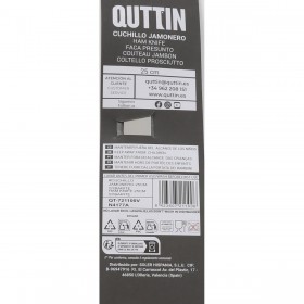 Coltello per Prosciutto Quttin Sybarite 25 cm (8 Unità)