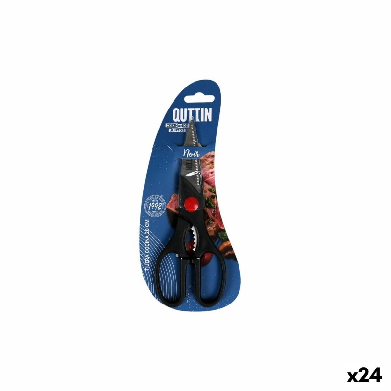 Forbici da Cucina Quttin Noir 20 cm 21 x 8 x 1 cm (24 Unità)