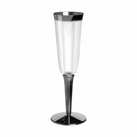 Set di calici riutilizzabili Algon Scavo Argentato 3 Pezzi 180 ml (36 Unità)