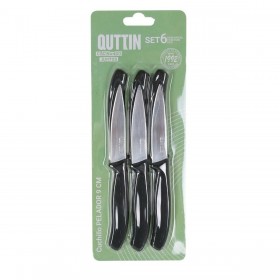 Set di Coltelli per Pelare Quttin Basic 6 Pezzi 19,5 x 2 x 1 cm (12 Unità)