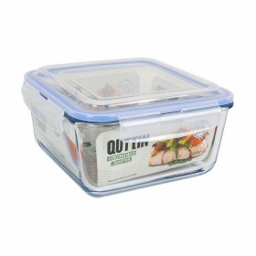 Porta pranzo Ermetico Quttin   Quadrato 2,2 L (4 Unità)