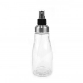Oliera Anna Trasparente Argentato Vetro 330 ml (12 Unità)