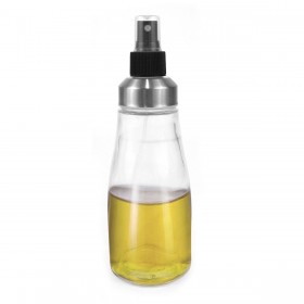 Oliera Anna Trasparente Argentato Vetro 330 ml (12 Unità)