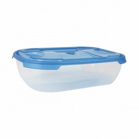 Set di scatole porta pranzo Tontarelli Nuvola 1,15 L Azzurro Rettangolare 3 Pezzi (12 Unità)