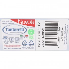 Set di scatole porta pranzo Tontarelli Nuvola 1,15 L Azzurro Rettangolare 3 Pezzi (12 Unità)
