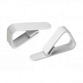 Molletta per Mantenere la Tovaglia Algon Set Bianco 10 Pezzi 3,90 x 1,30 x 5,50 cm (24 Unità)