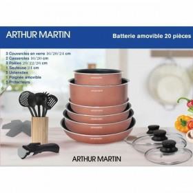 Batteria da Cucina Arthur Martin   20 Pezzi