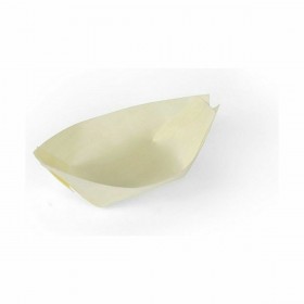 Set di Ciotole Algon Monouso Legno 12 Pezzi 10 cm (24 Unità)