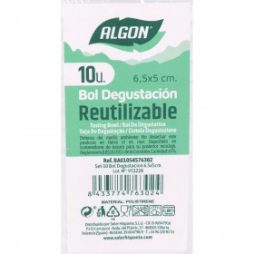 Set di ciotole riutilizzabili Algon 10 Pezzi 6,5 x 5 cm (24 Unità)