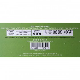 Tagliere Quttin Bambù 38 x 30 x 1 cm (12 Unità)