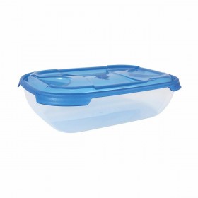 Set di scatole porta pranzo Tontarelli Nuvola 2 L Azzurro Rettangolare 2 Pezzi (12 Unità)