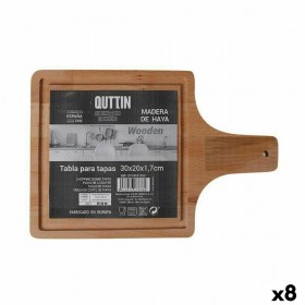 Tagliere per servire Quttin Quttin 30 x 20 x 1,7 cm Con manico (8 Unità)