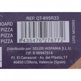 Tagliere per servire Quttin Quttin Rotonda Ø 33 x 1,7 cm (6 Unità)