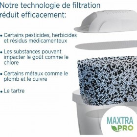 Brocca filtrante Brita Carafe Marella Grafite Plastica 2,4 L