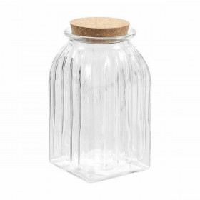 Vaso La Mediterránea A strisce 1,4 L Vetro (12 Unità)